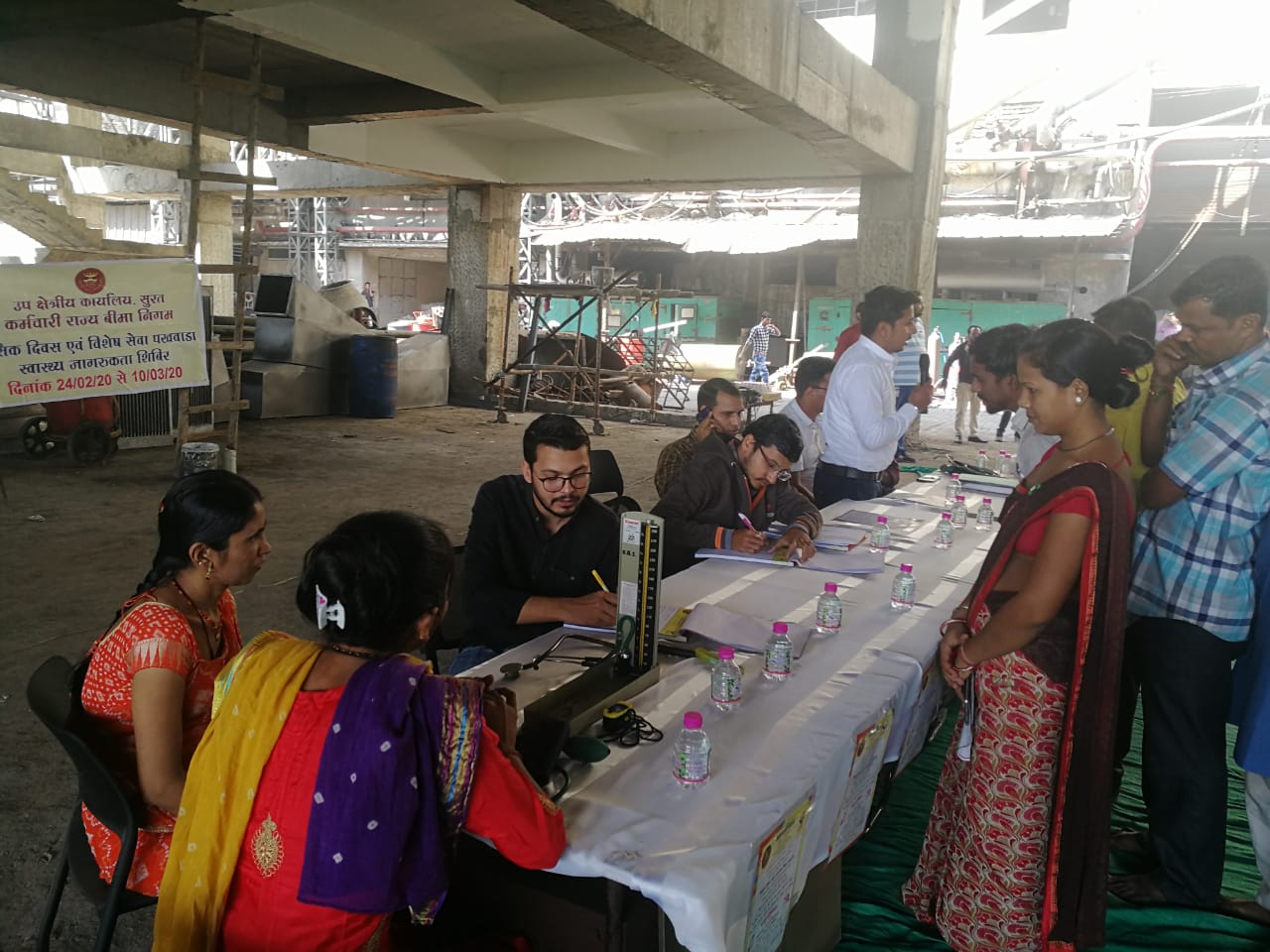 Health Check up and awareness Camp at Durga Processors P. Ltd Palsana